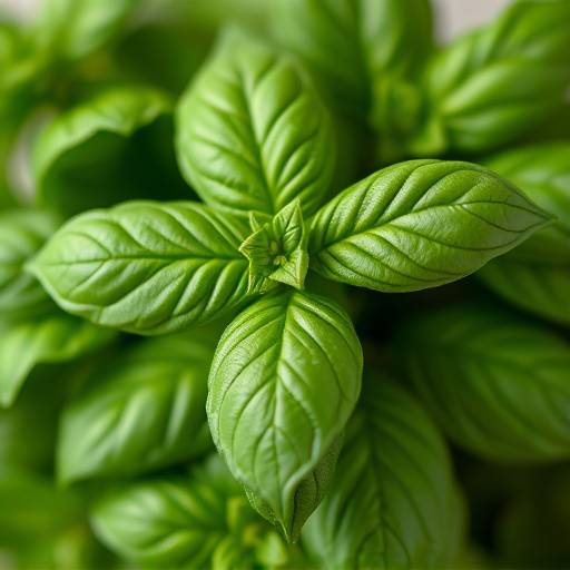 Basilico fresco appena colto